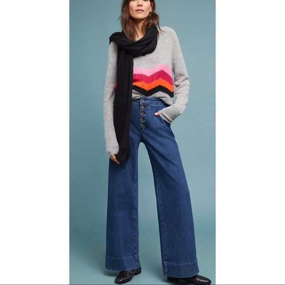 Anthropologie Denim - Anthropologie pilcro and theLetter press wide leg button fly jeans 28